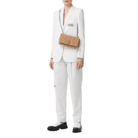 Petit sac Lola matelassé en cuir grainé - Camel