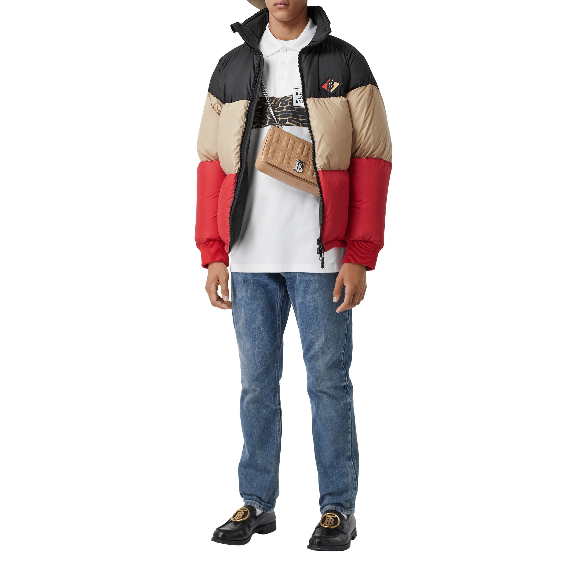 Petit sac Lola matelassé en cuir grainé - Camel