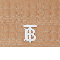 Petit sac Lola matelassé en cuir grainé - Camel