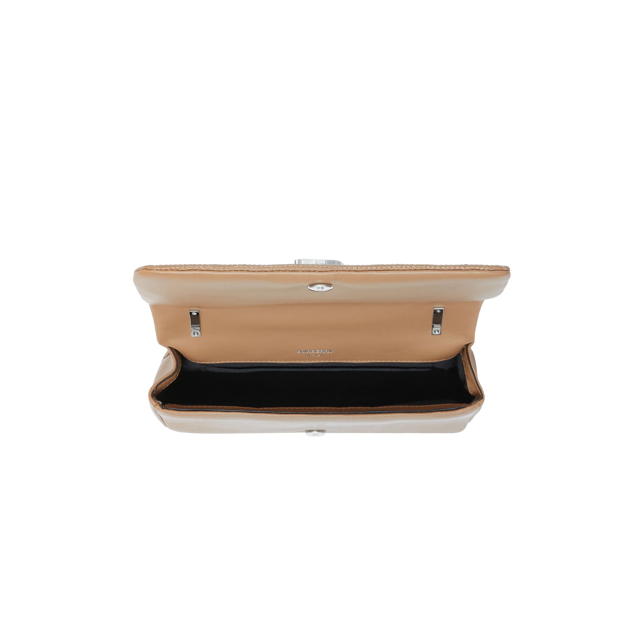 Petit sac Lola matelassé en cuir grainé - Camel