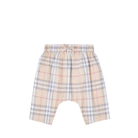 Pantalon sarouel en coton à motif Vintage Check - Pale Stone Check