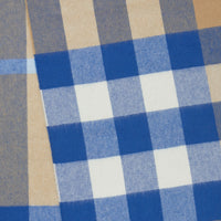 Écharpe en cachemire Check - Arc Beige & Inky Blue