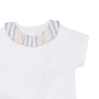 Coffret cadeau trois pièces pour bébé en coton - Pale Warm