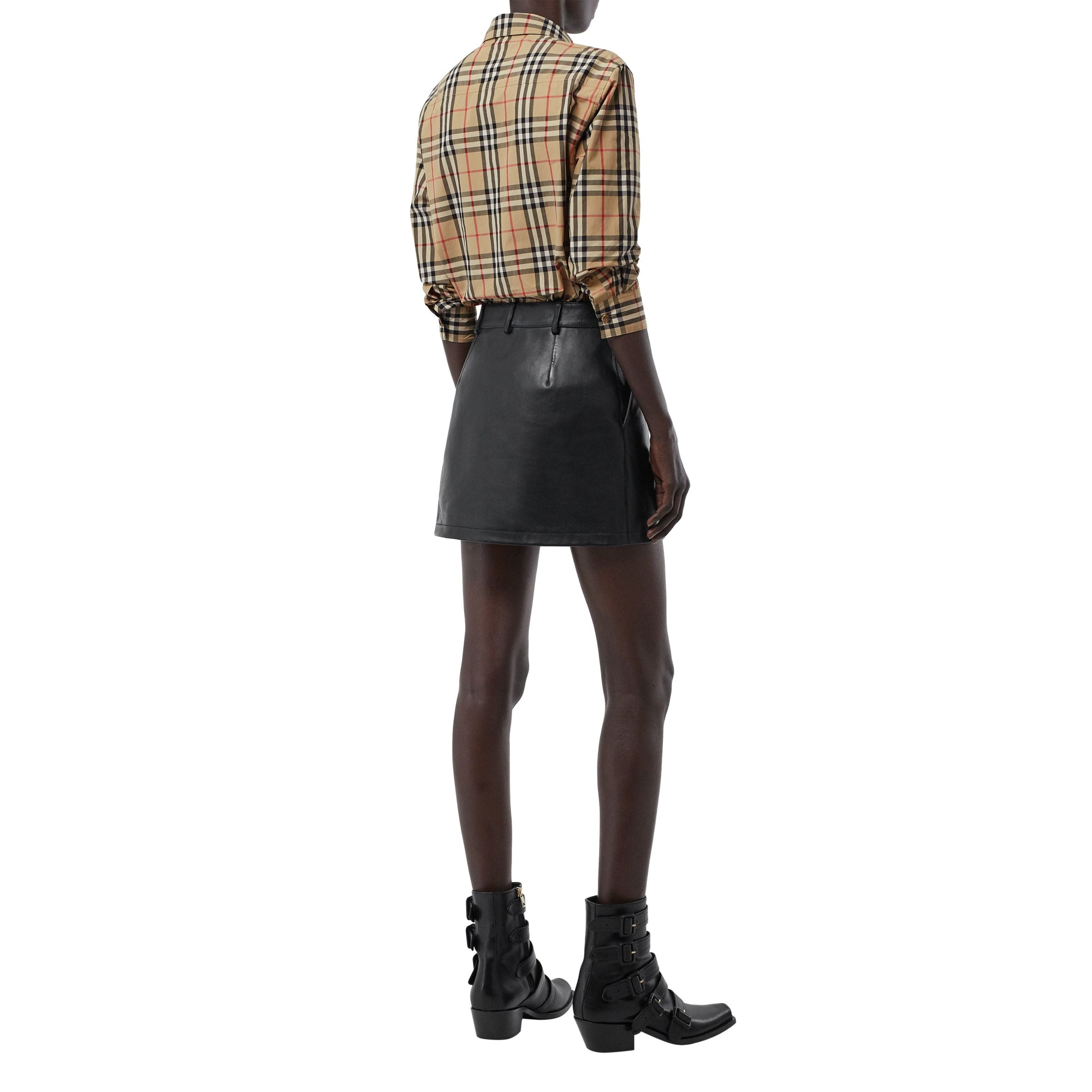 Chemise à col boutonné en coton Vintage Check - Archive Beige Check