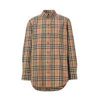 Chemise à col boutonné en coton Vintage Check - Archive Beige Check