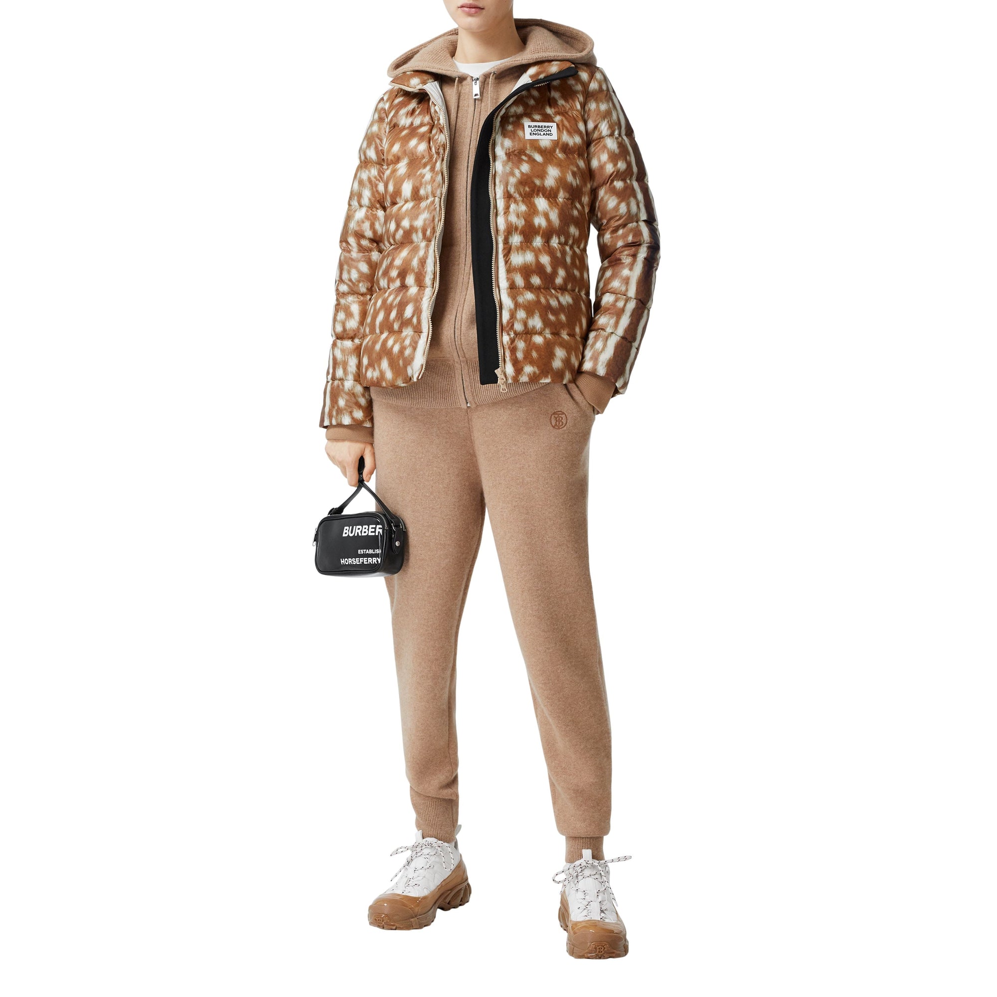 Doudoune à imprimé daim - Honey