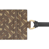 Porte-cartes et dragonne en toile - Bridle Brown
