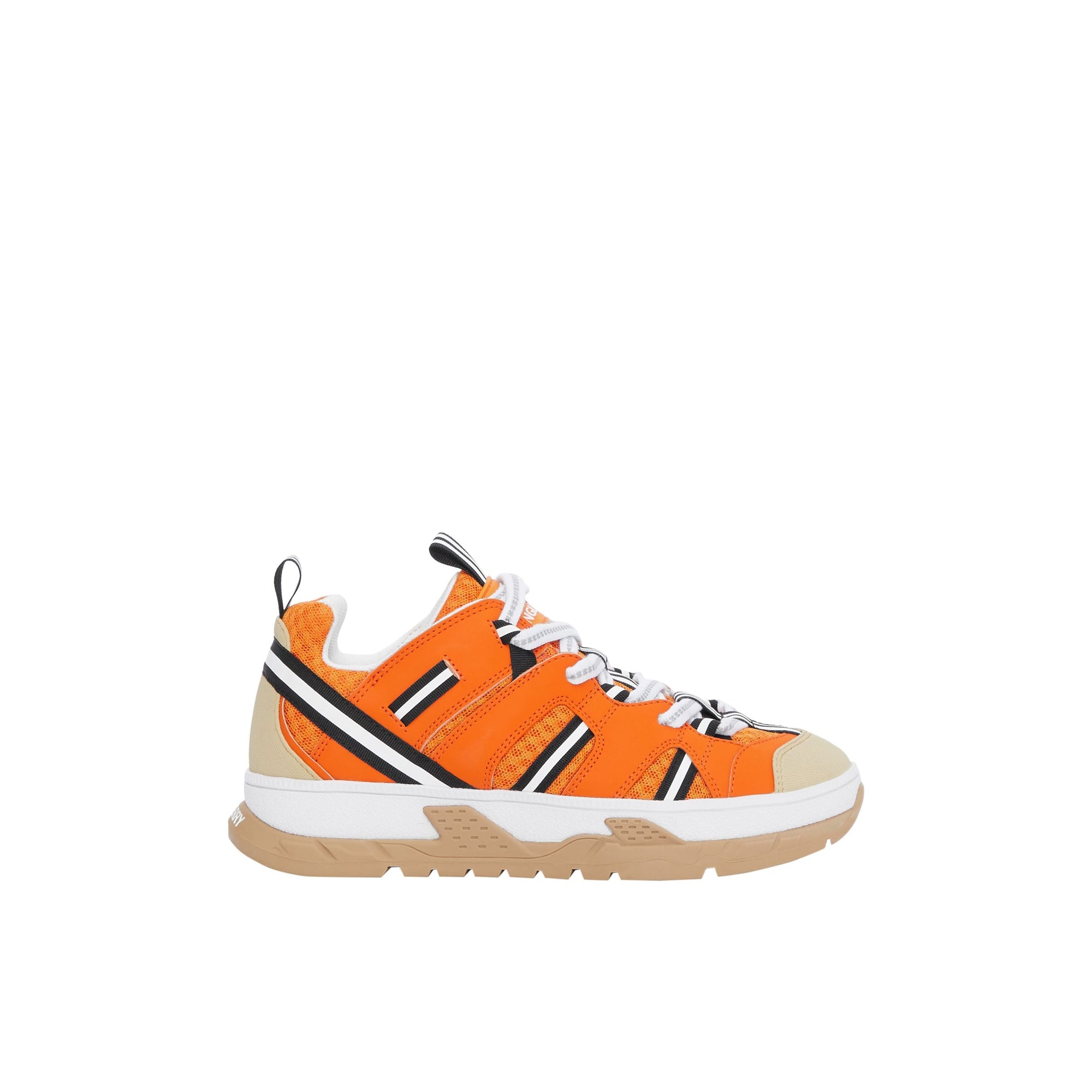 Sneakers Union en cuir et mesh - Bright Orange