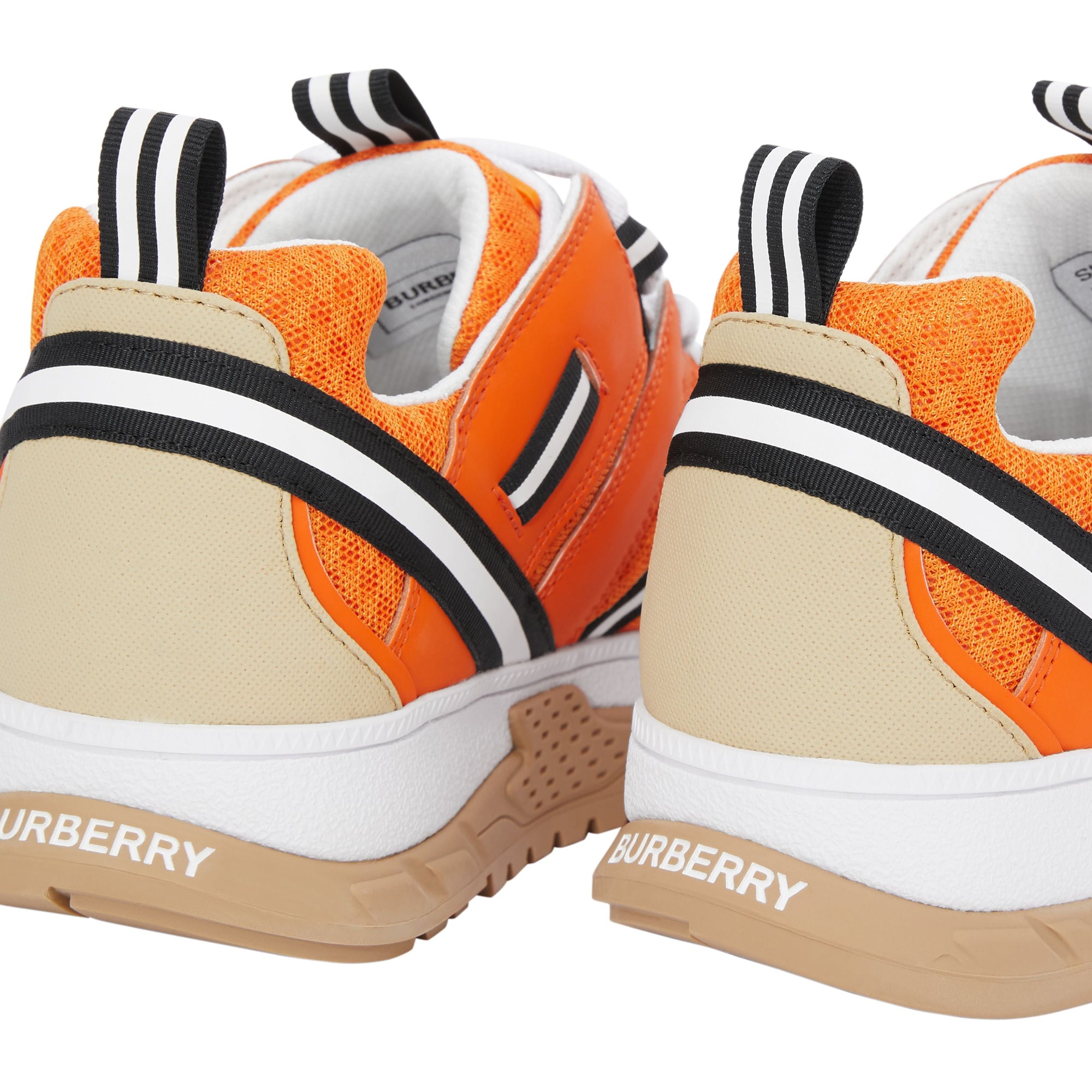 Sneakers Union en cuir et mesh - Bright Orange