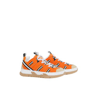 Sneakers Union en cuir et mesh - Bright Orange