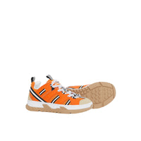 Sneakers Union en cuir et mesh - Bright Orange
