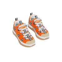 Sneakers Union en cuir et mesh - Bright Orange