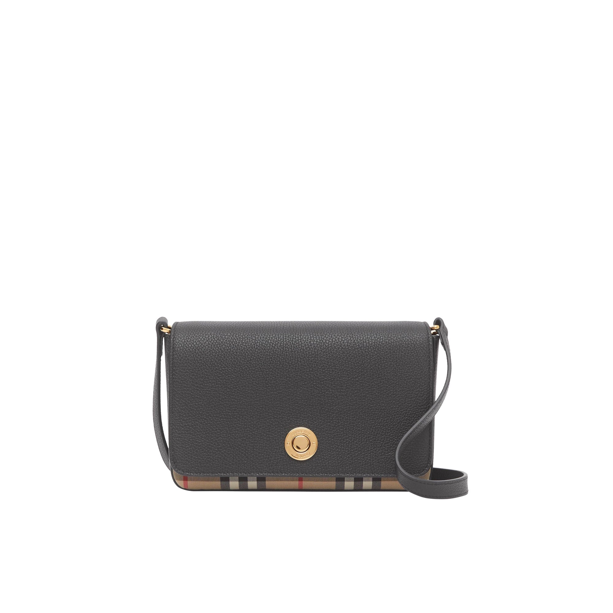 Petit sac à bandoulière en cuir - Black