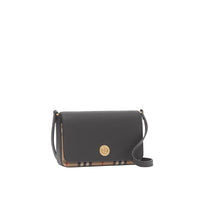 Petit sac à bandoulière en cuir - Black