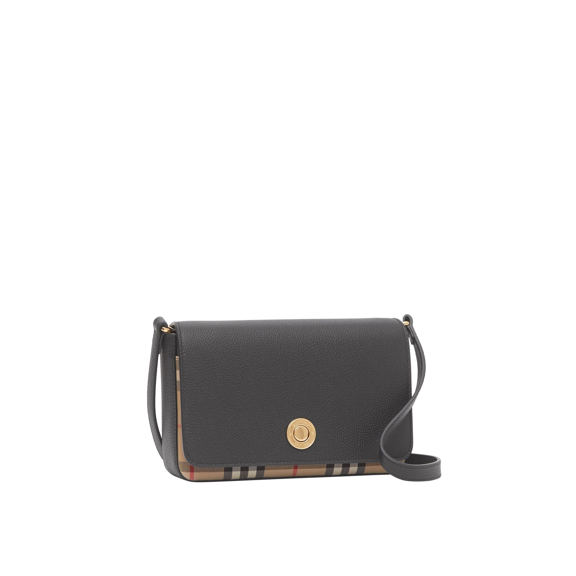 Petit sac à bandoulière en cuir - Black
