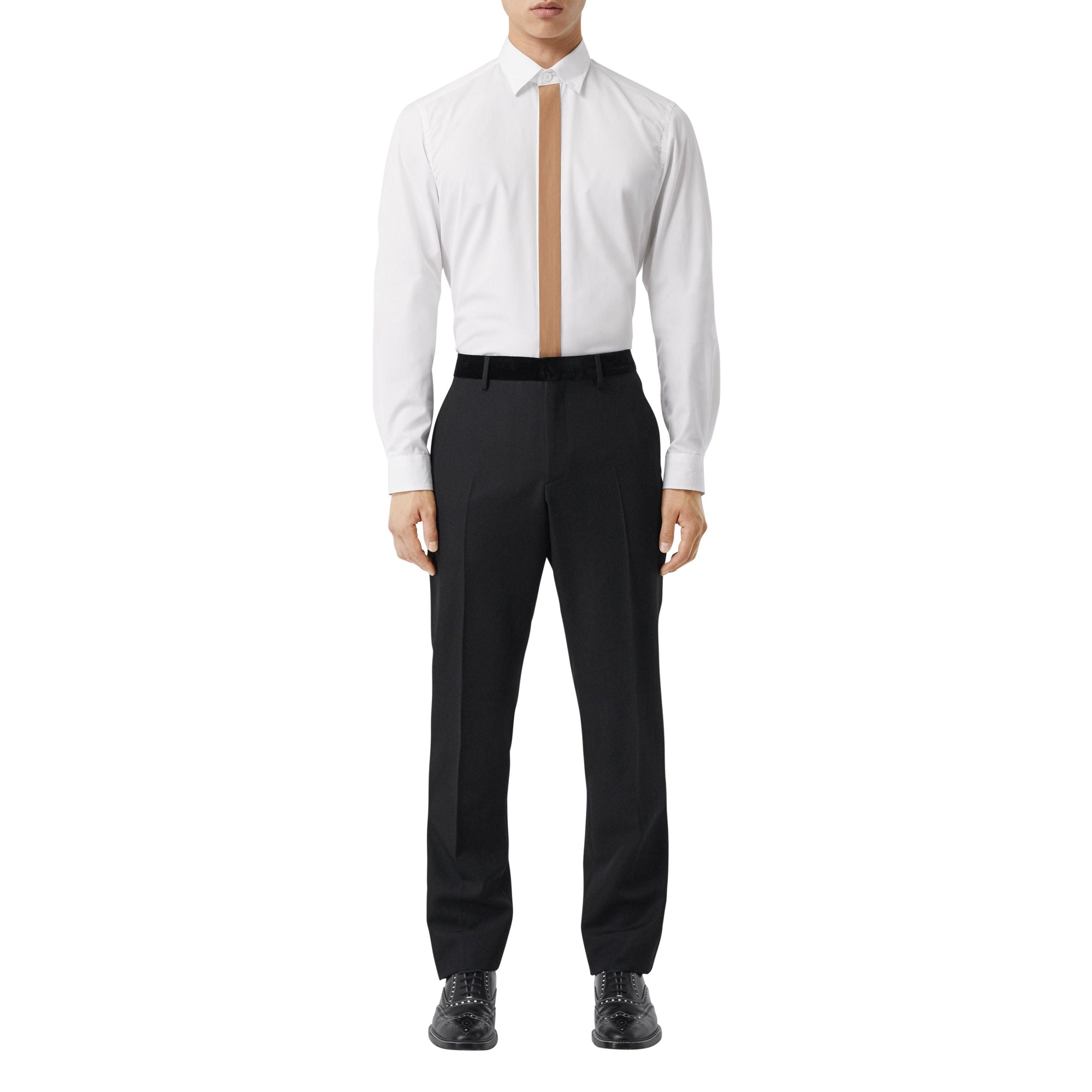 Chemise à nœud contrasté - Optic White