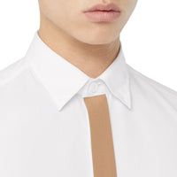 Chemise à nœud contrasté - Optic White