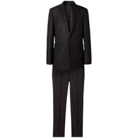Costume slim en laine à motif Check Prince de Galles - Dark Grey