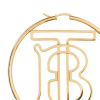 Créoles Monogram plaquées or - Light Gold
