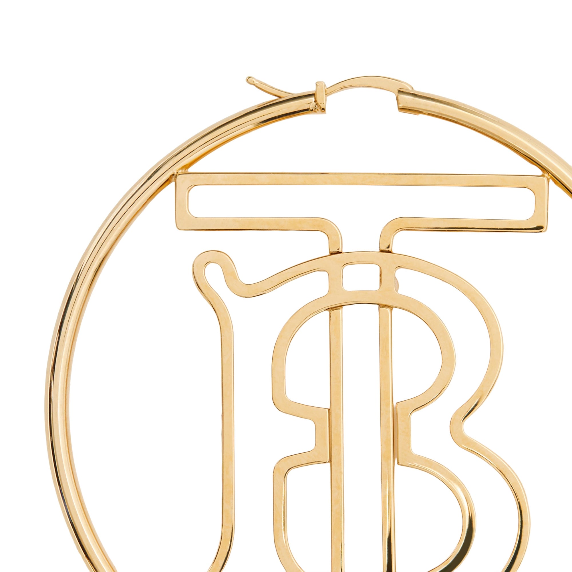 Créoles Monogram plaquées or - Light Gold