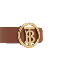 Bracelet en cuir à motif monogramme - Tan