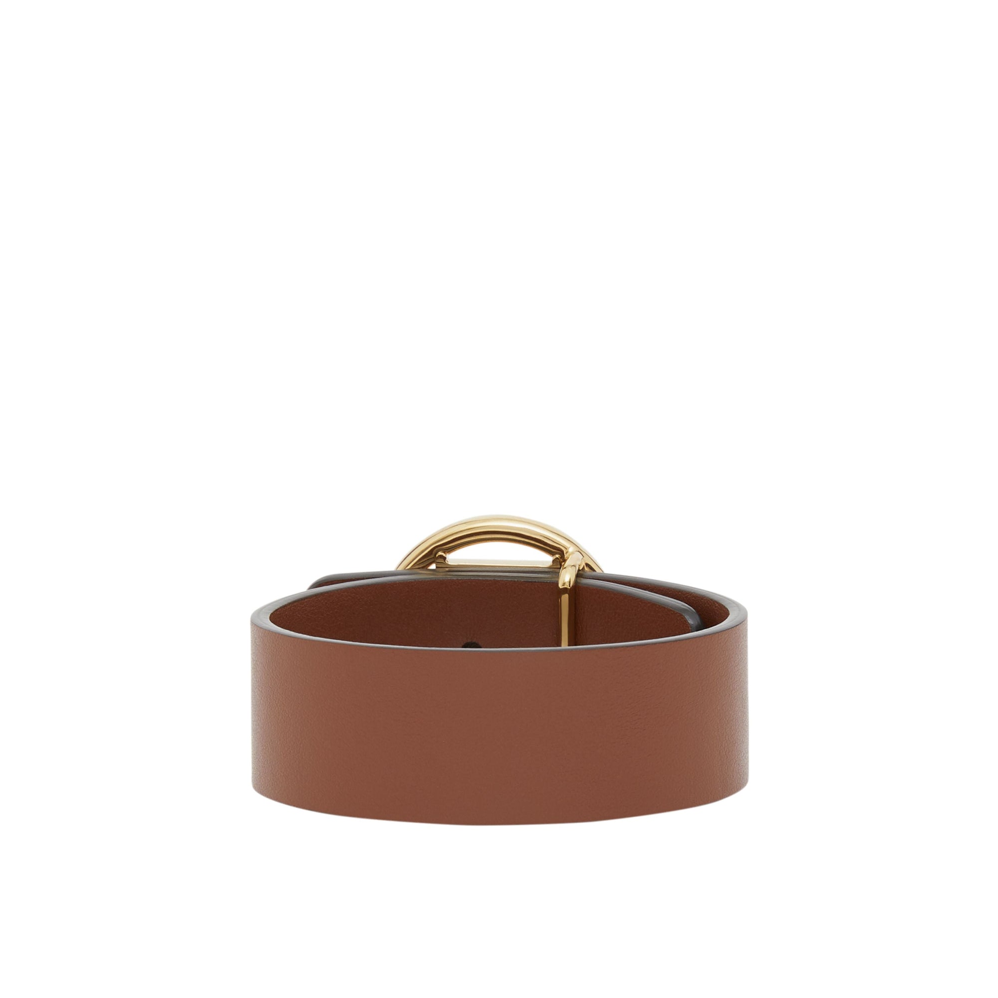 Bracelet en cuir à motif monogramme - Tan