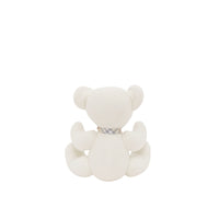 Teddy-bear Thomas en coton et cachemire - Ivory