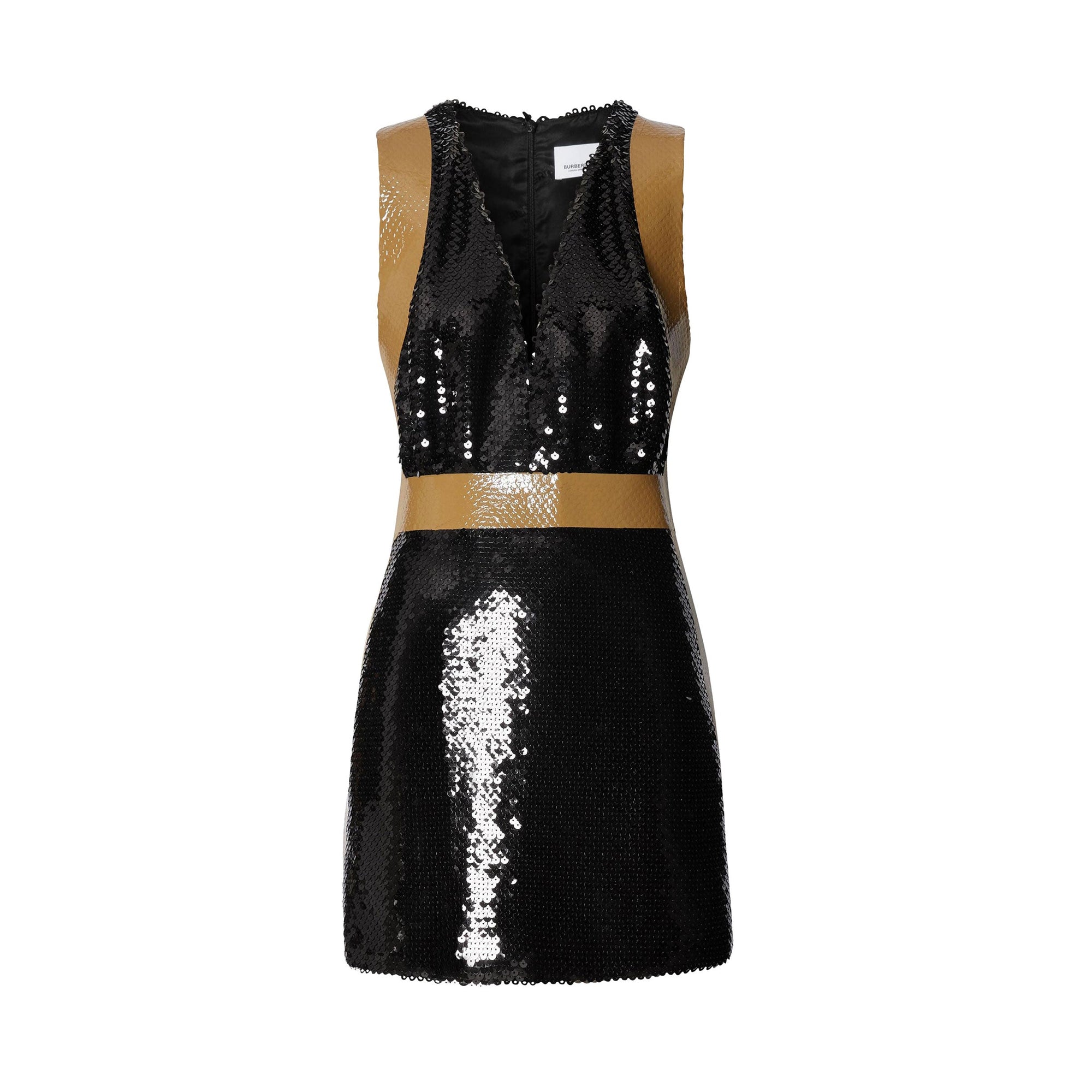 Mini-robe avec sequins et ruban adhésif - Black