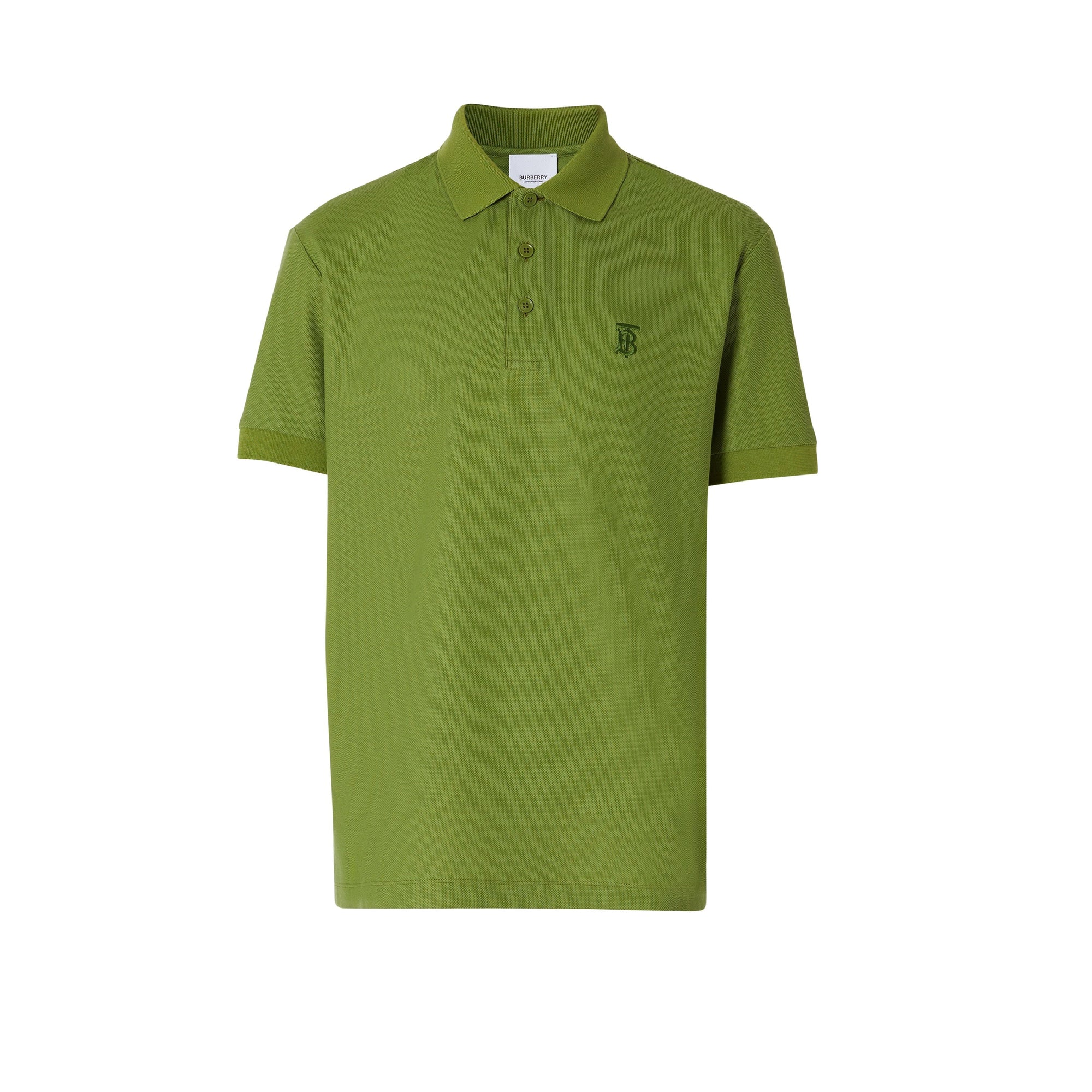 Polo à motif monogramme - Cedar Green