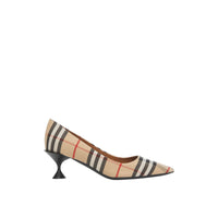 Escarpins en coton Vintage check - Archive Beige