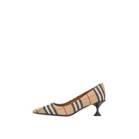 Escarpins en coton Vintage check - Archive Beige