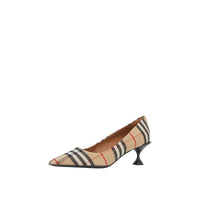 Escarpins en coton Vintage check - Archive Beige