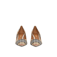 Escarpins en coton Vintage check - Archive Beige