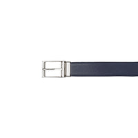 Ceinture réversible en cuir grainé - Navy & Black