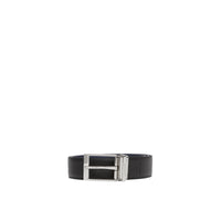 Ceinture réversible en cuir grainé - Navy & Black