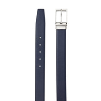 Ceinture réversible en cuir grainé - Navy & Black
