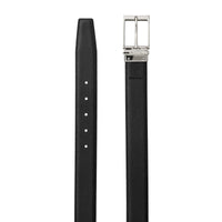 Ceinture réversible en cuir grainé - Navy & Black