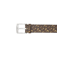 Ceinture classique en toile écologique Monogram - Bridle Brown