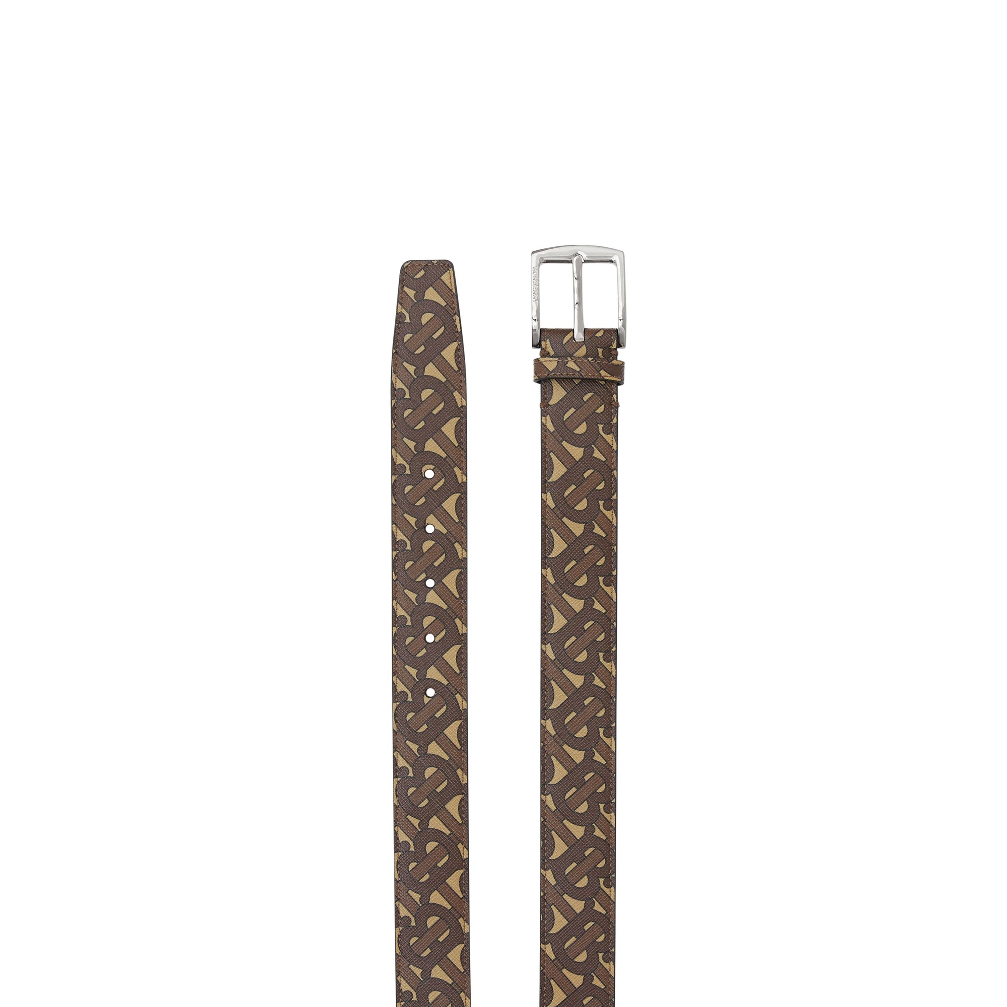 Ceinture classique monogramme - Bridle Brown