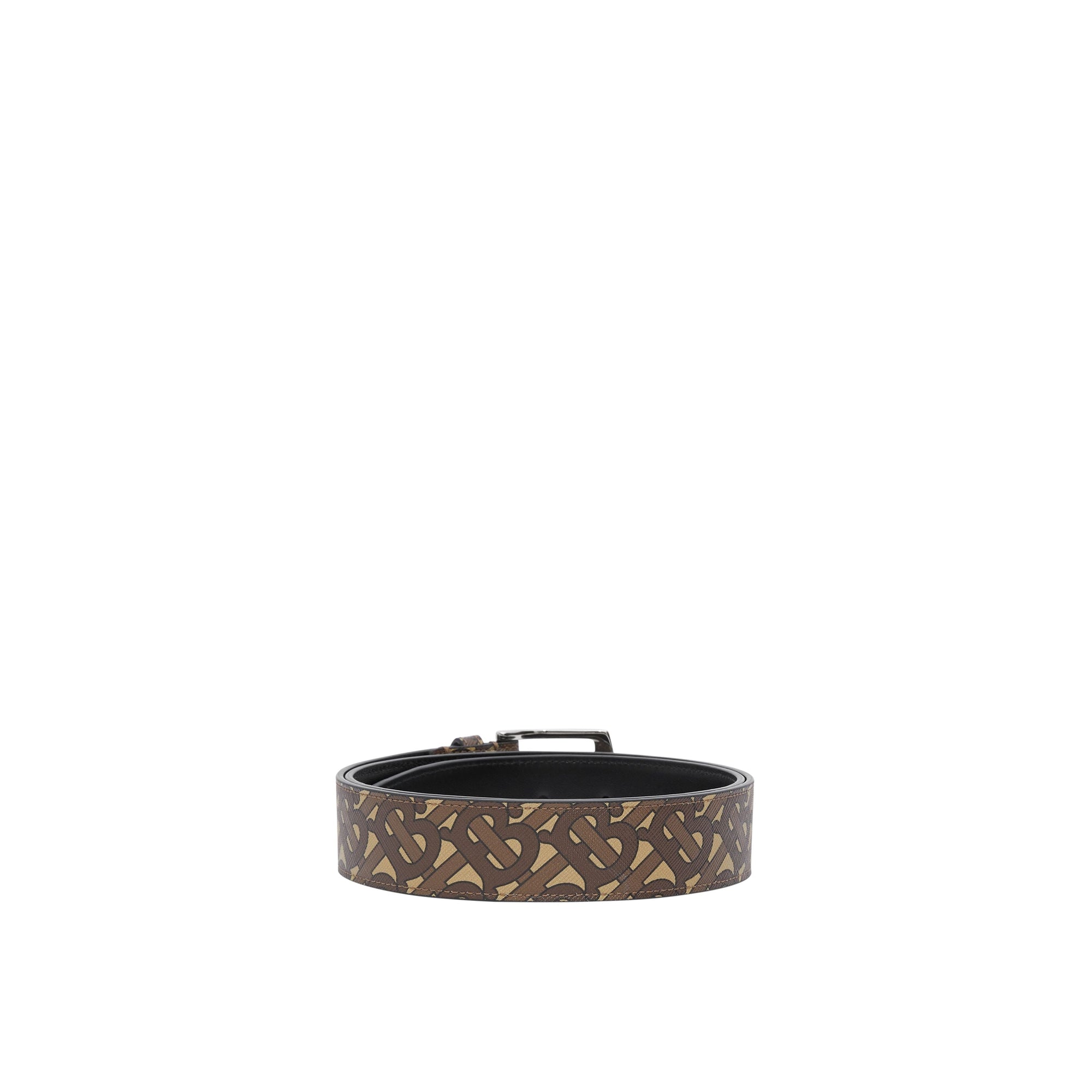 Ceinture classique monogramme - Bridle Brown