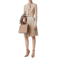 Jupe plissée à imprimé daim - Soft Fawn