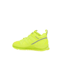 Sneakers union en soie - Fluorescent Yellow