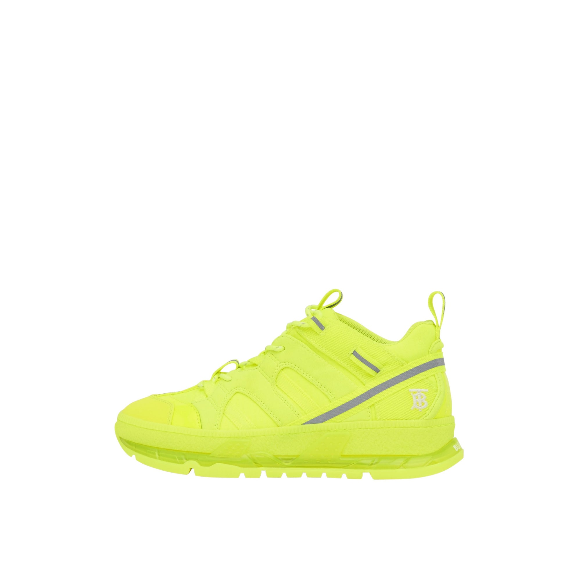 Sneakers union en soie - Fluorescent Yellow