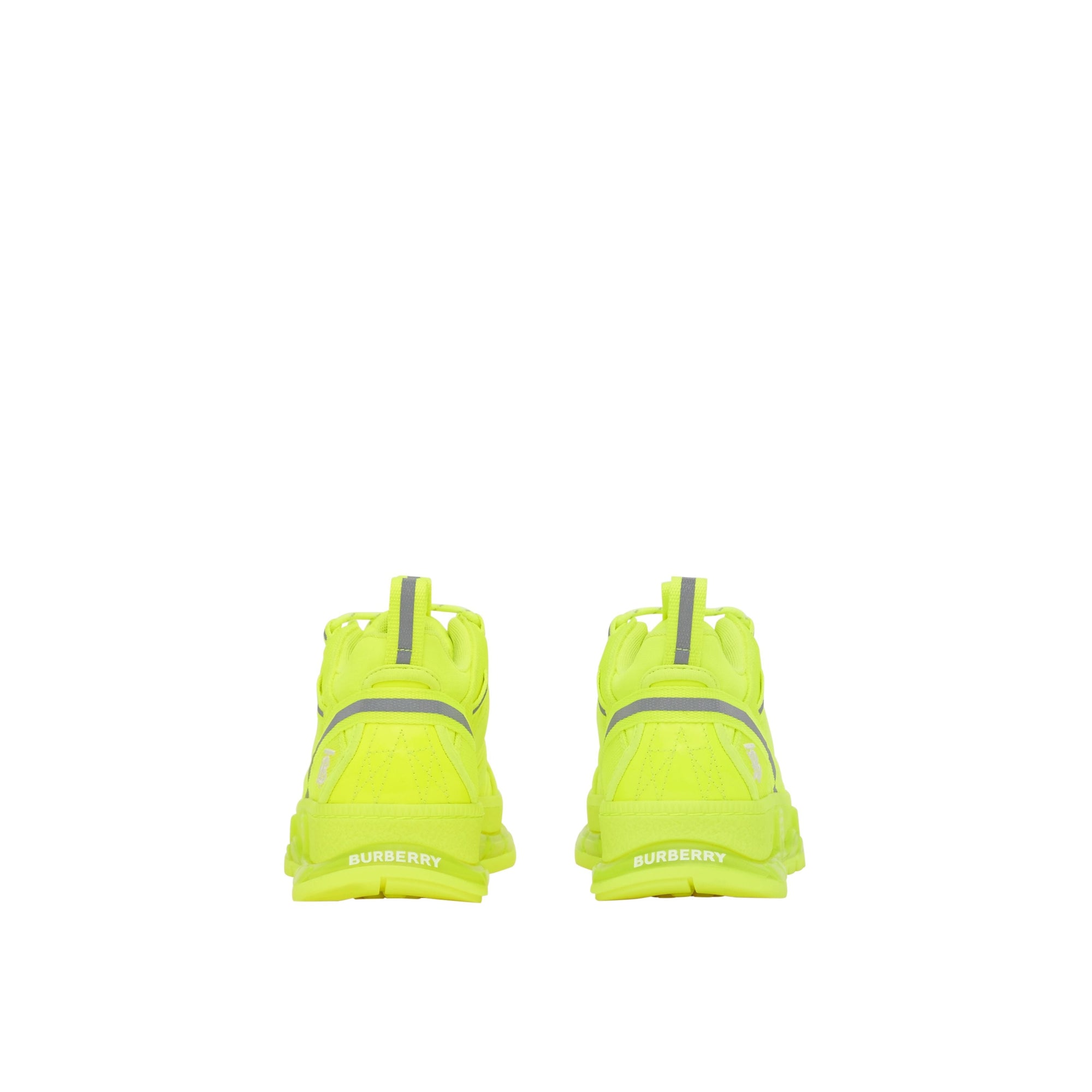 Sneakers union en soie - Fluorescent Yellow