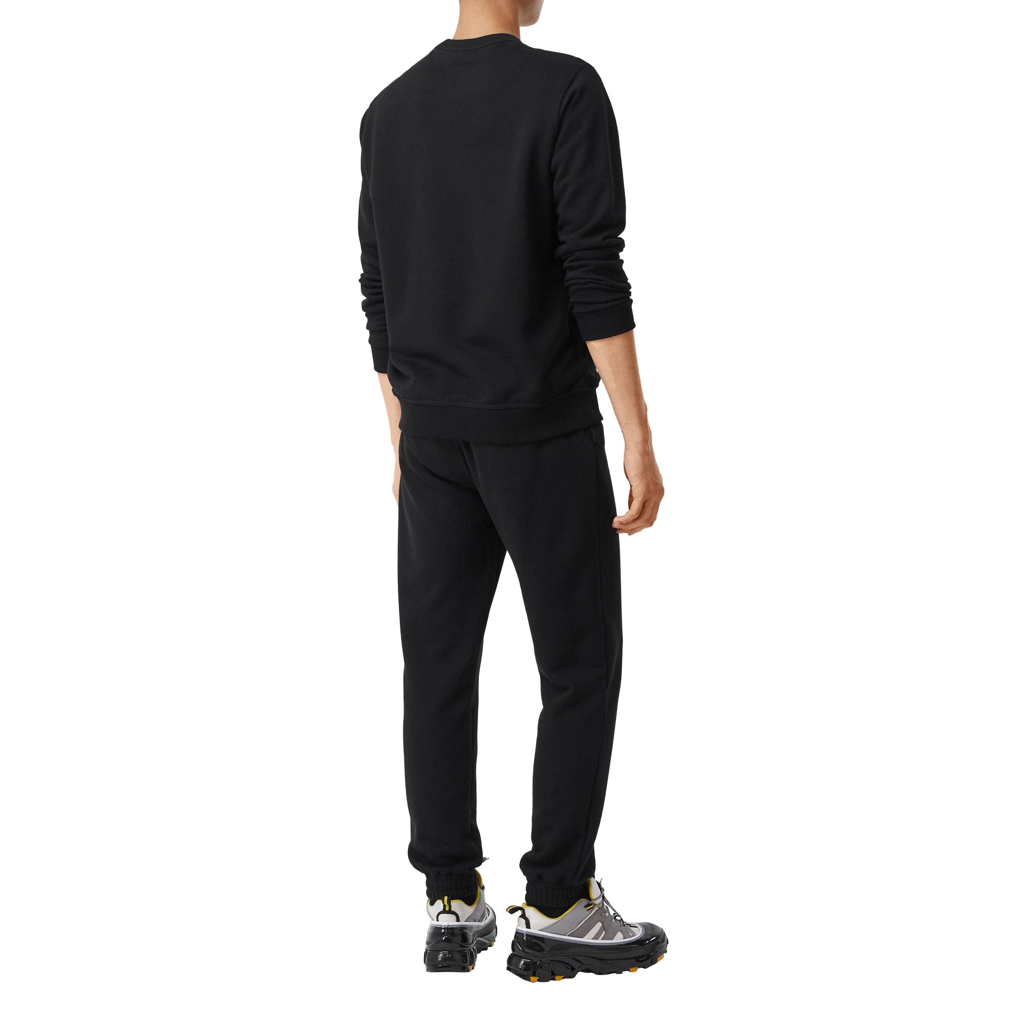Pantalon de survêtement à motif monogramme - Black