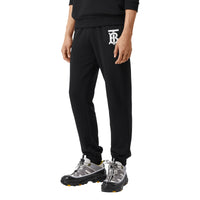 Pantalon de jogging en coton à motif Monogram - Black