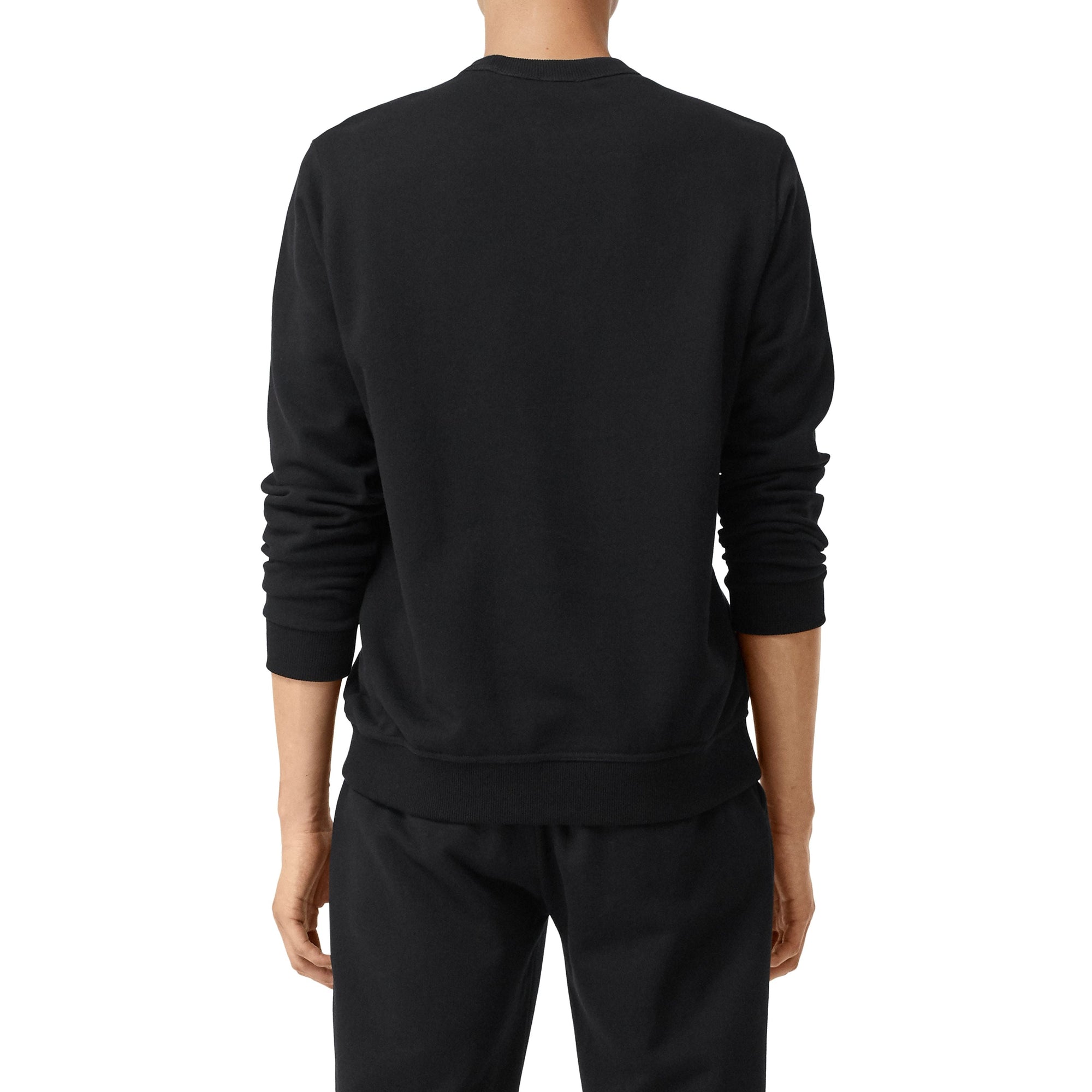 Pantalon de survêtement à motif monogramme - Black