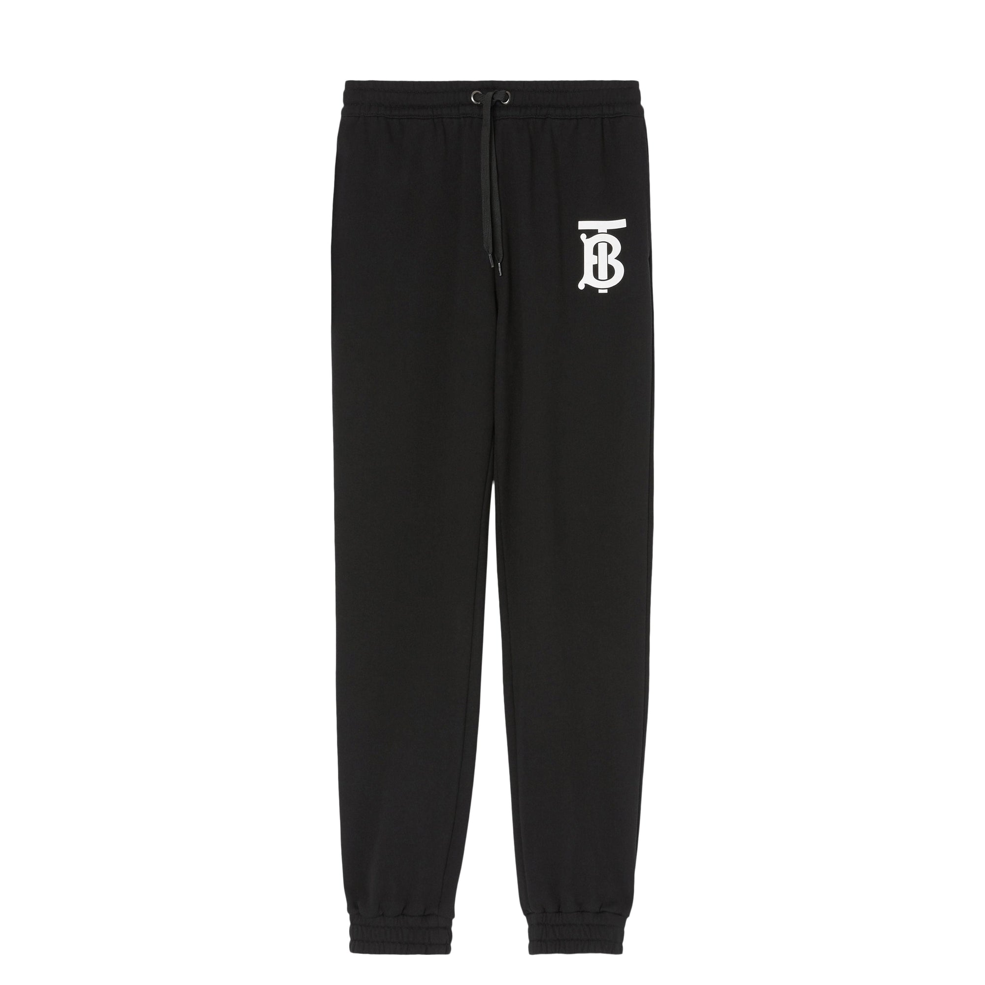 Pantalon de survêtement à motif monogramme - Black