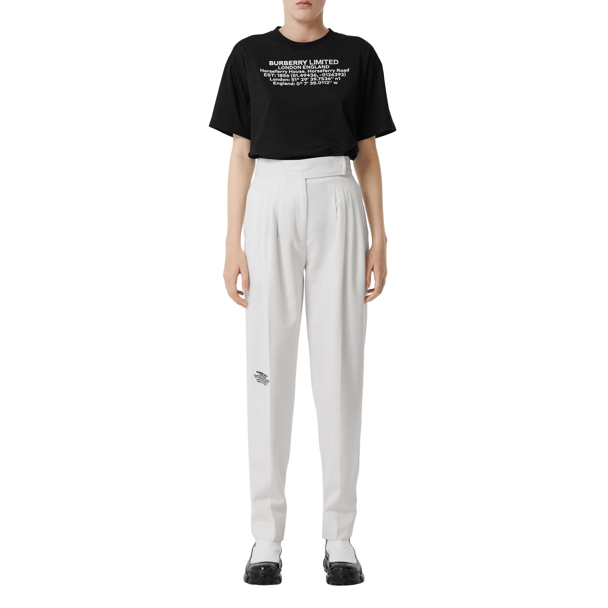 T-shirt oversize en coton - Black