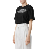 T-shirt oversize en coton - Black